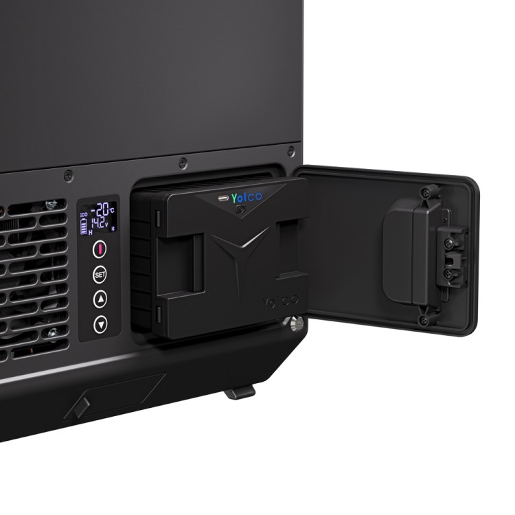 Panel przyłączeniowy lodówki motocyklowej Yolco MCX17 Black