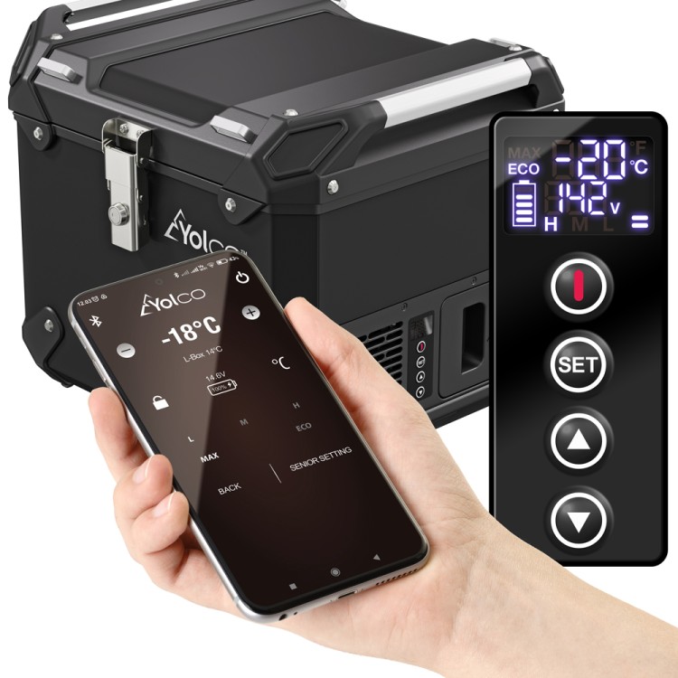Sterowanie lodówką motocyklową Yolco MCX17 Black