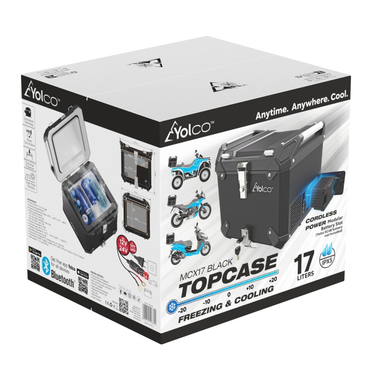 Karta produktowa lodówki motocyklowej Yolco MCX17 Black